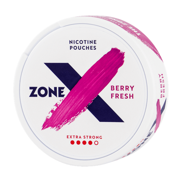 ZoneX Berry Fresh Extra Strong nicotinezakjes