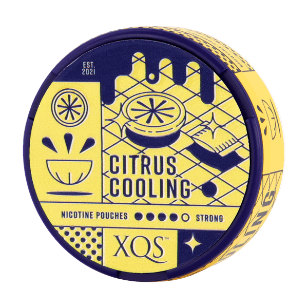 XQS Citrus Cooling Strong nicotine pouches