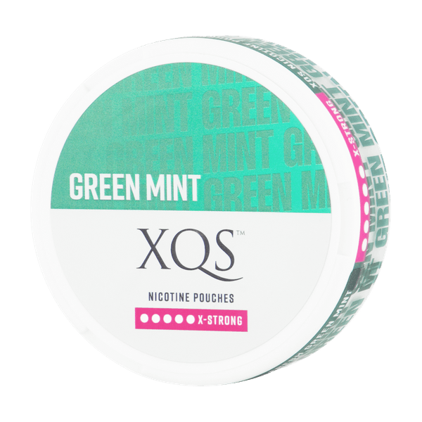 XQS Green Mint X-Strong nicotine pouches