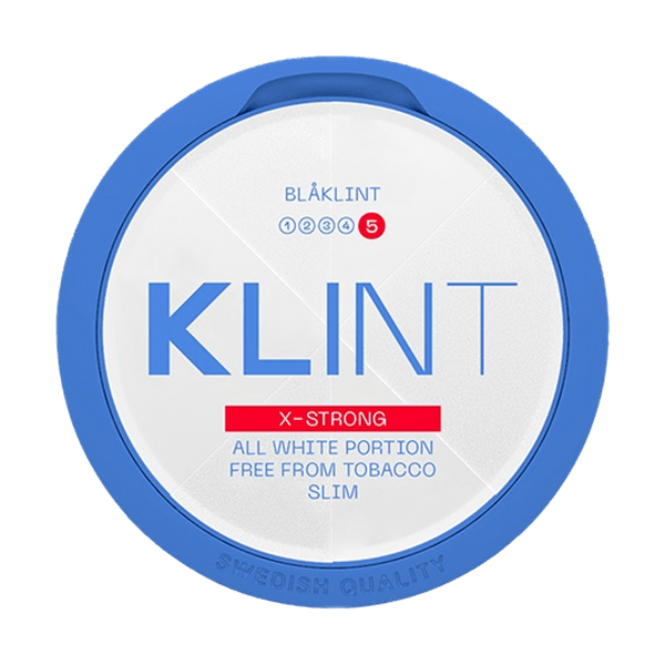 KLINT Blåklint Slim X-Strong nicotinezakjes