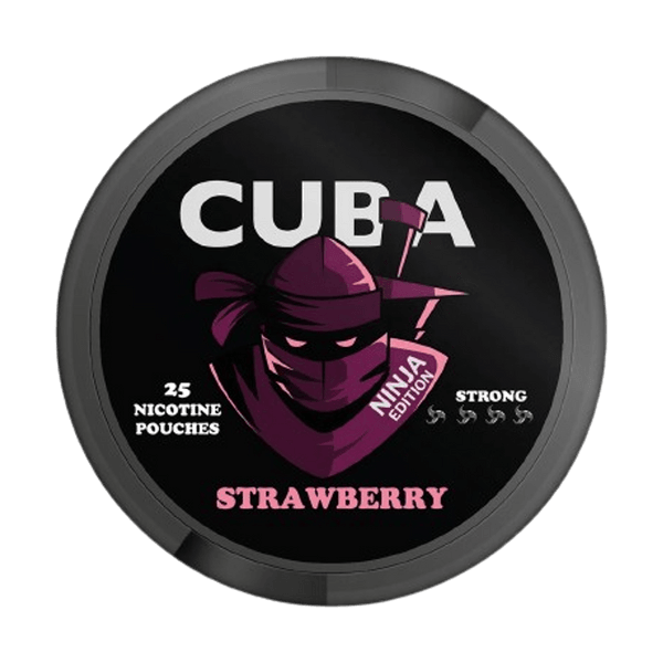 CUBA Ninja Strawberry nicotinezakjes