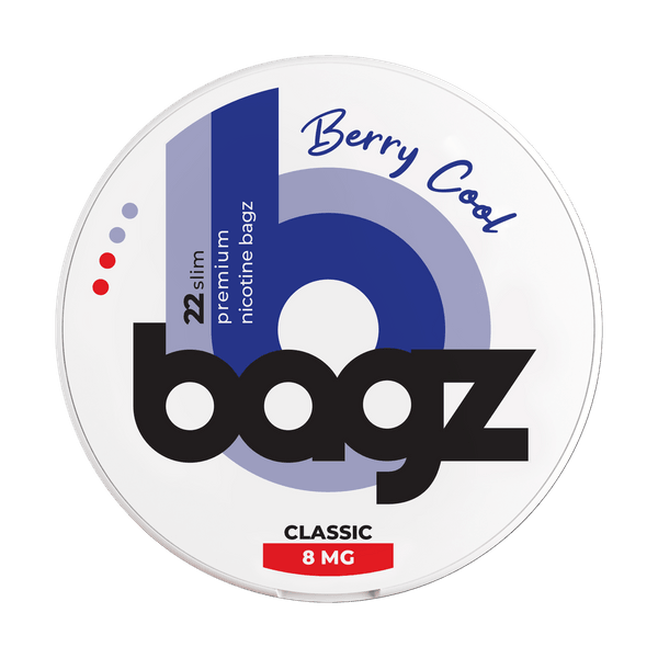 Bagz Berry Cool 8mg nicotinezakjes