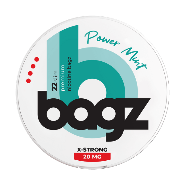 Bagz Power Mint Max 20mg nicotine pouches