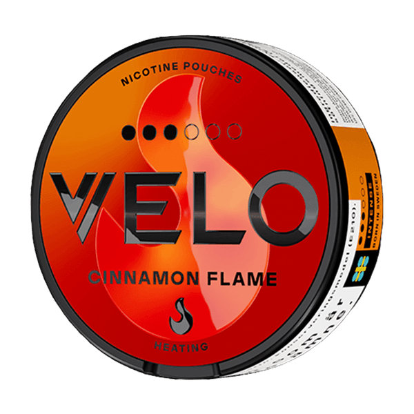 VELO Cinnamon Flame Slim Strong nicotinezakjes