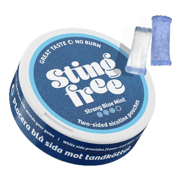 STING FREE Strong Blue Mint nicotinezakjes