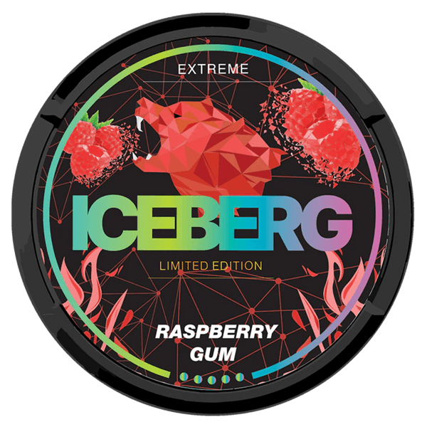 ICEBERG Raspberry Gum Extreme nicotinezakjes