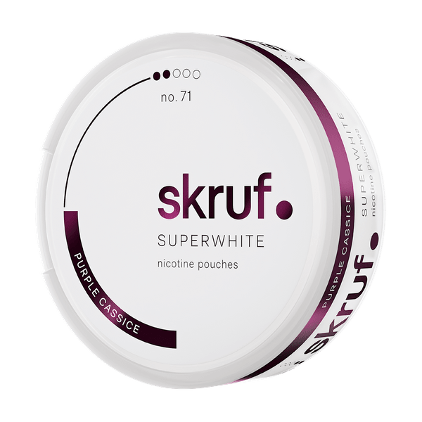 SKRUF Superwhite Purple Cassice No 71 nicotinezakjes